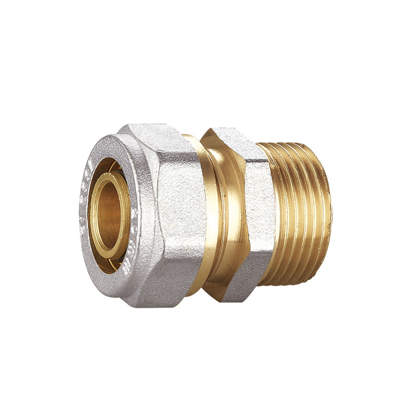 Fabrieksverkoop goede prijs mannelijke pex messing fitting AMT-1201
