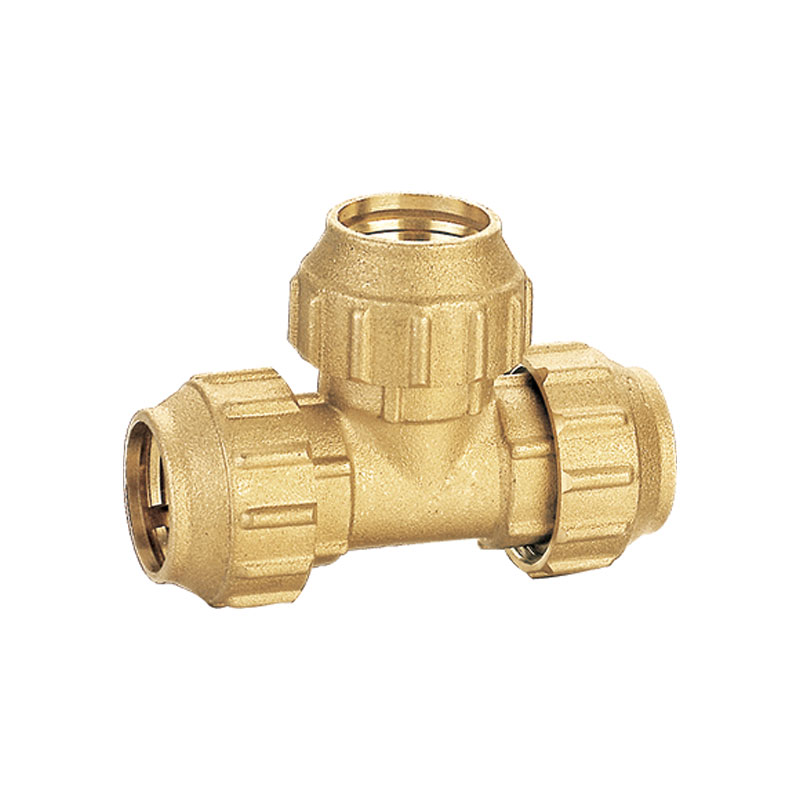 Goede prijs economische gelijk T-stuk messing fitting AMT-1605